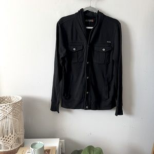 G by Guess Black Snap Button Jacket